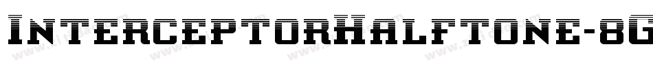 InterceptorHalftone-8GnJ字体转换