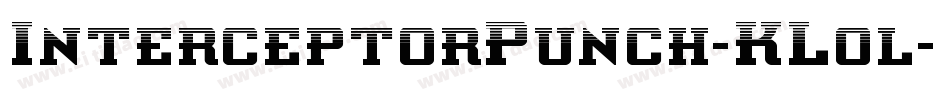InterceptorPunch-KLol字体转换