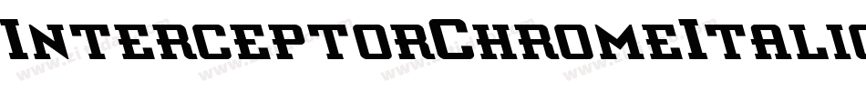 InterceptorChromeItalic-5qpV字体转换