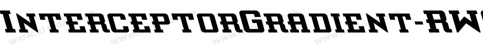 InterceptorGradient-RWO6字体转换