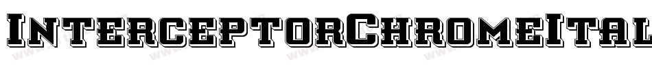 InterceptorChromeItalic-5qpV字体转换