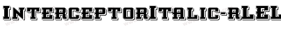 InterceptorItalic-rLEL字体转换