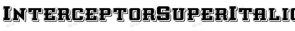 InterceptorSuperItalic-lv3Z字体转换