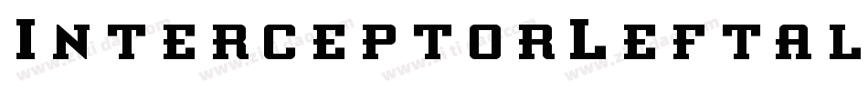 InterceptorLeftalic-Mg0n字体转换