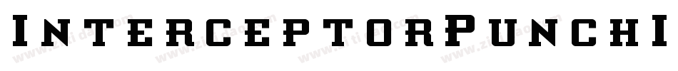 InterceptorPunchItalic-2pZe字体转换