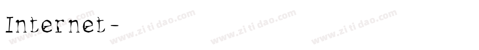 Internet字体转换