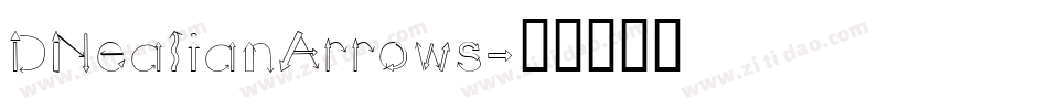 DNealianArrows字体转换