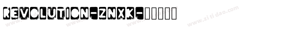 Revolution-ZnxK字体转换