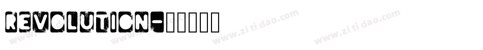 Revolution字体转换