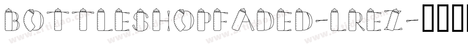 BottleShopFaded-LREZ字体转换
