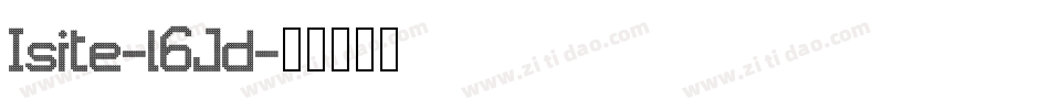 Isite-l6Jd字体转换