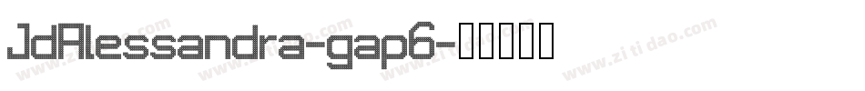 JdAlessandra-gap6字体转换