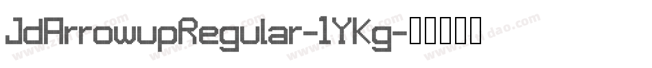 JdArrowupRegular-1YKg字体转换