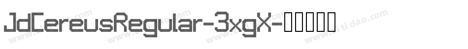 JdCereusRegular-3xgX字体转换