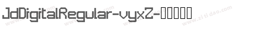JdDigitalRegular-vyxZ字体转换