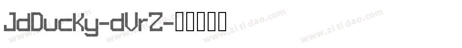 JdDucky-dVrZ字体转换