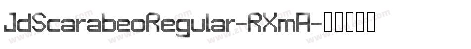JdScarabeoRegular-RXmA字体转换
