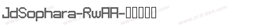 JdSophara-RwAA字体转换