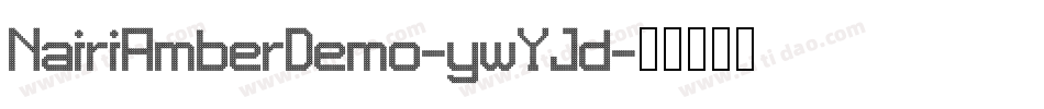 NairiAmberDemo-ywYJd字体转换