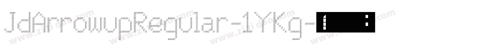 JdArrowupRegular-1YKg字体转换