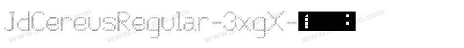 JdCereusRegular-3xgX字体转换