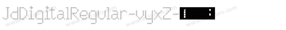 JdDigitalRegular-vyxZ字体转换