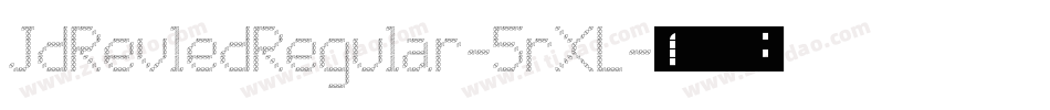 JdRevledRegular-5rXL字体转换