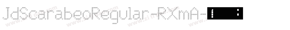 JdScarabeoRegular-RXmA字体转换