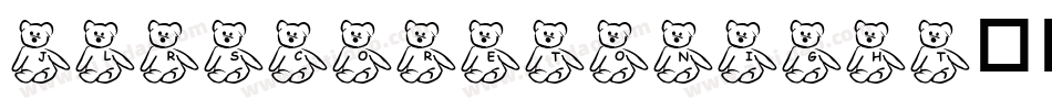 JlrScoreTonight-8a2J字体转换