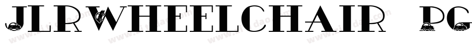JlrWheelchair-PGL2字体转换
