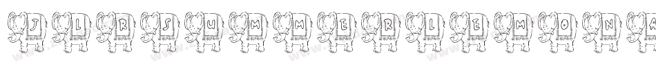 JlrSummerLemonade-WW9E字体转换