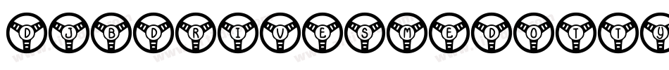 DjbDrivesMeDotty-YB9O字体转换