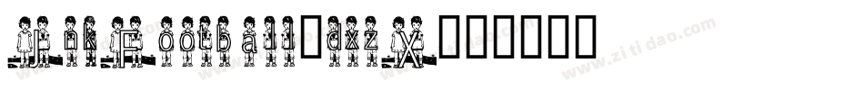 JnkFootball-dxzX字体转换