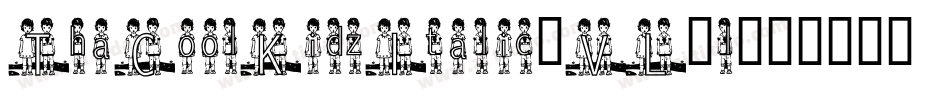 ThaCoolKidzItalic-VL5l字体转换