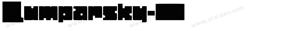 Lumparsky字体转换