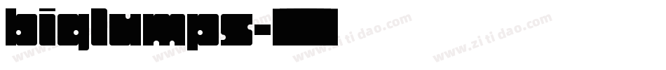 biglumps字体转换