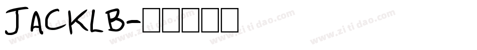 JACKLB字体转换