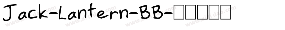 Jack-Lantern-BB字体转换