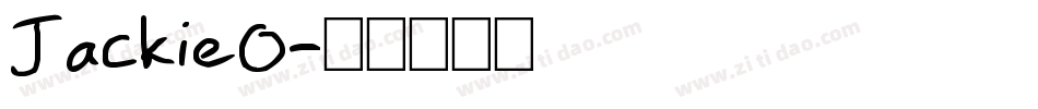 JackieO字体转换