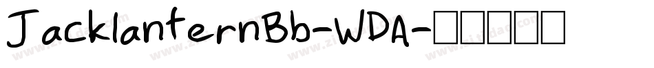 JacklanternBb-WDA字体转换
