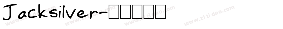 Jacksilver字体转换