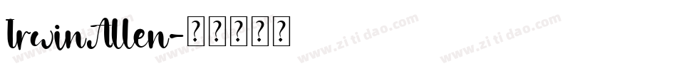 IrwinAllen字体转换
