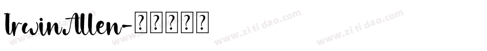IrwinAllen字体转换