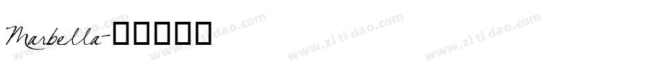 Marbella字体转换