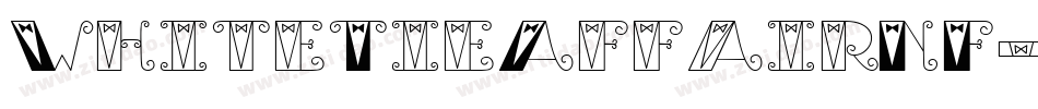 WhiteTieAffairNF字体转换