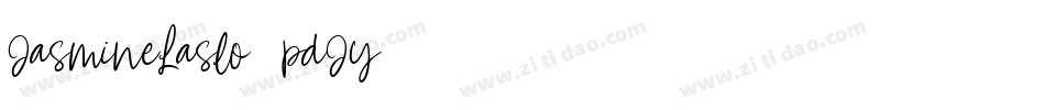 JasmineLaslo-pdJy字体转换