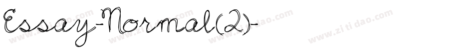 Essay-Normal(2)字体转换