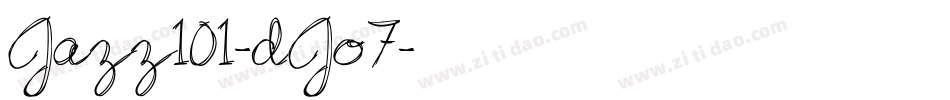 Jazz101-dJo7字体转换