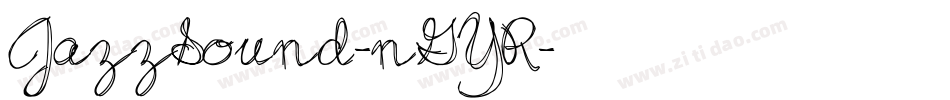 JazzSound-nGYR字体转换
