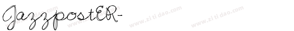 JazzpostER字体转换